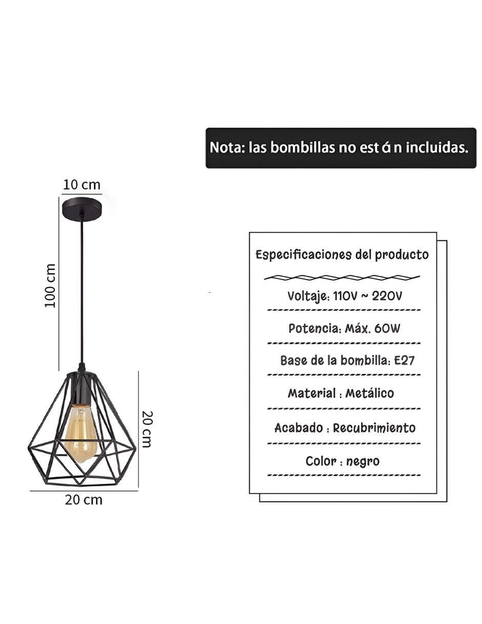 Lámpara colgante incandescente 6