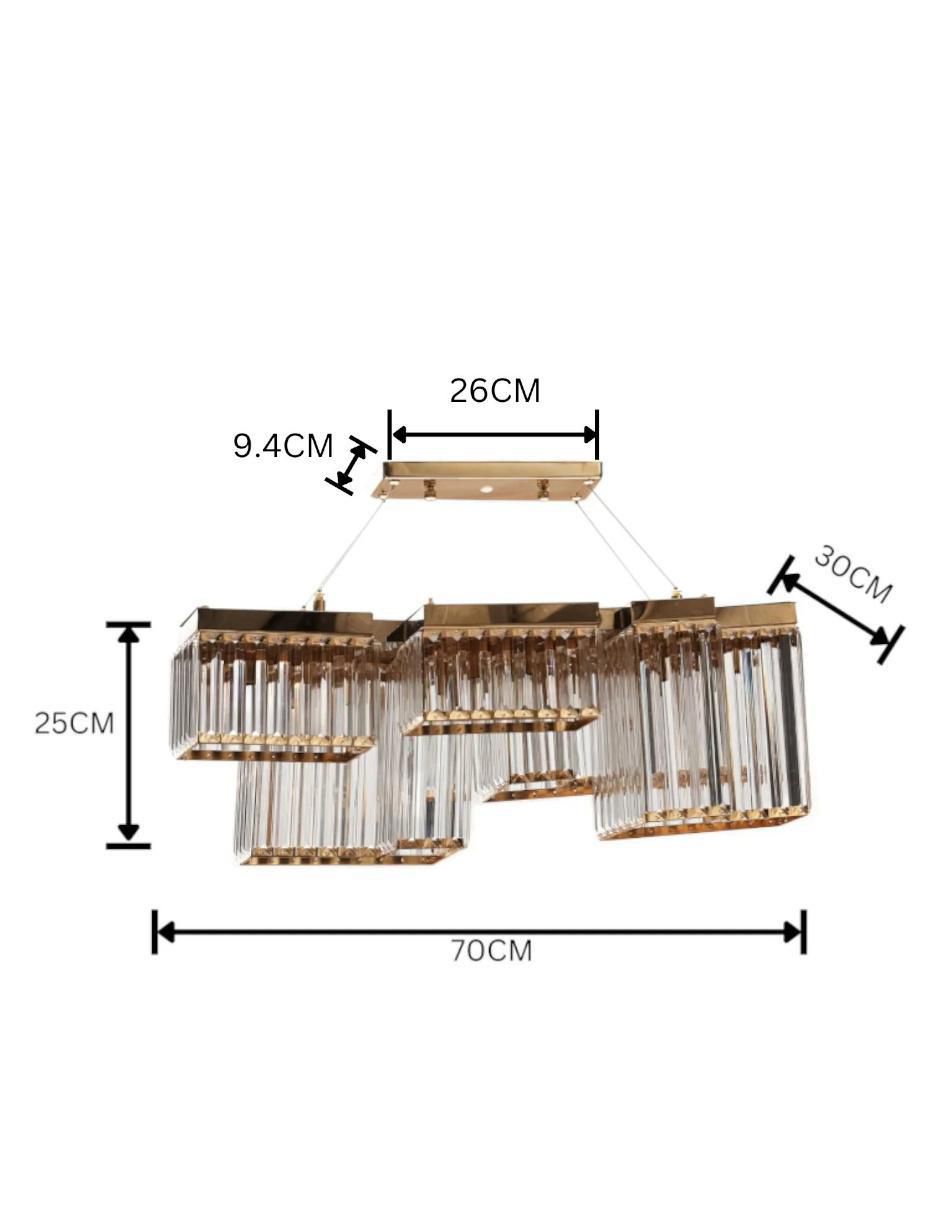 Lámpara colgante LED Gamalux 6