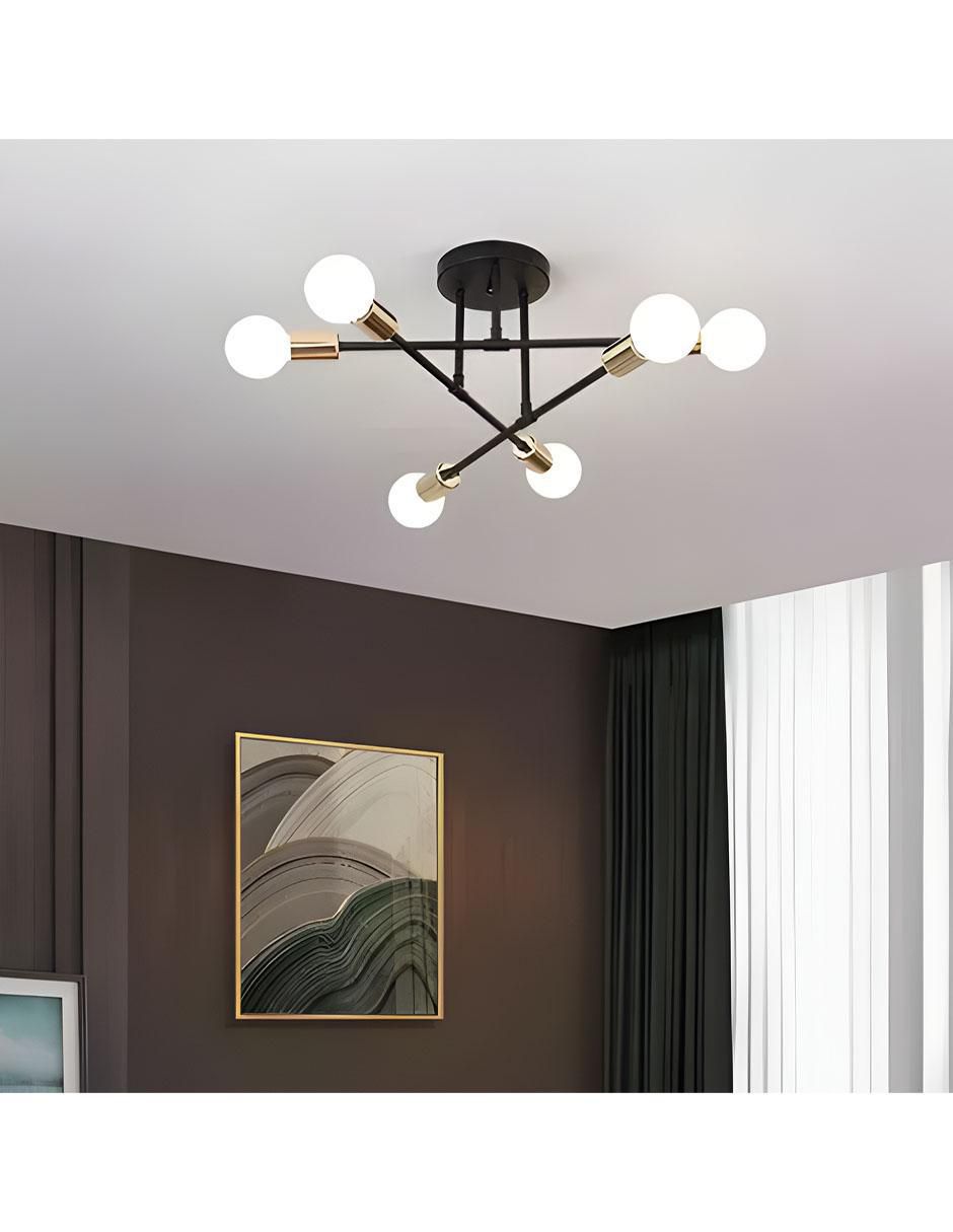 Lámpara colgante incandescente y led 5