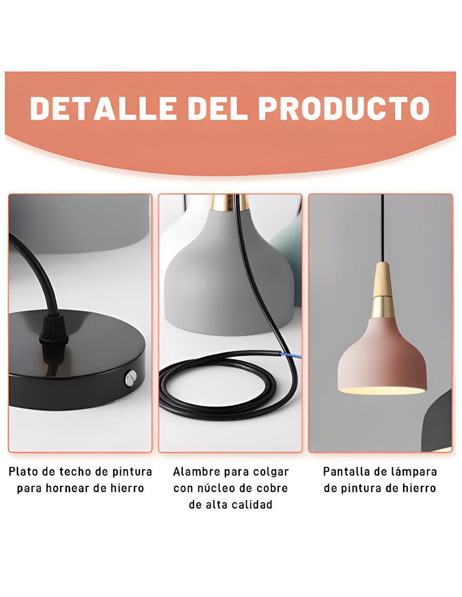 Lámpara colgante Incandescente y LED 2