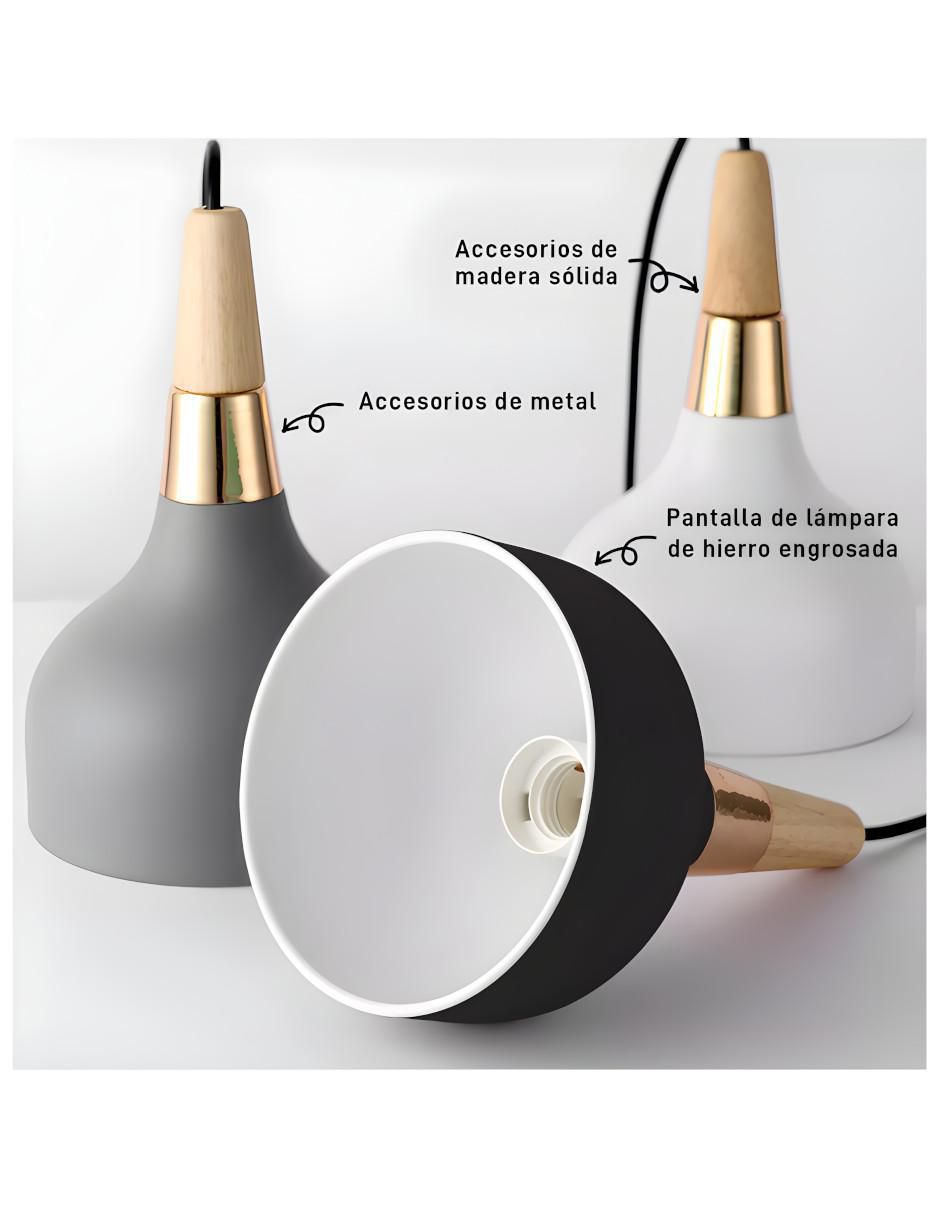 Lámpara colgante Incandescente y LED 3