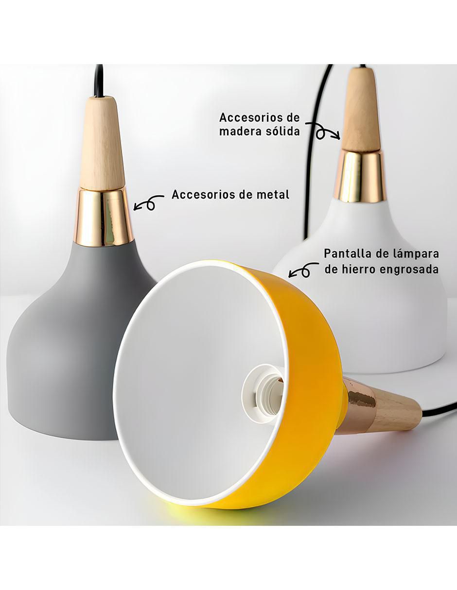 Lámpara colgante incandescente y led 3