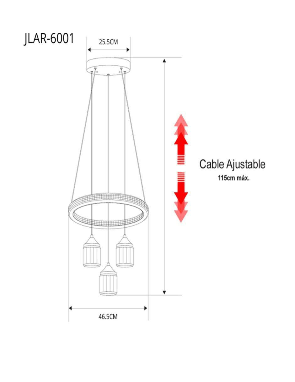 Lámpara colgante LED 4