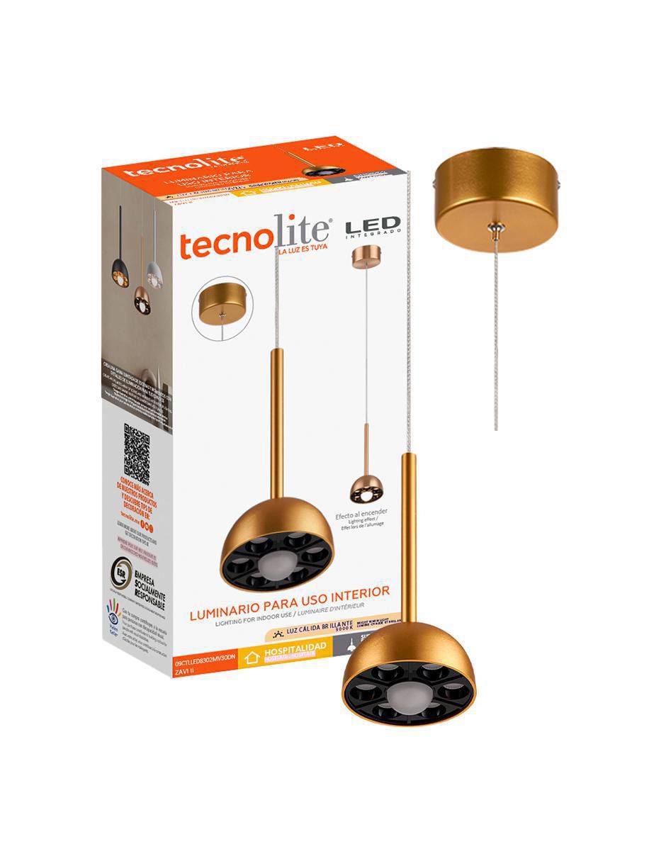 Lámpara colgante led Zavi Ii 4