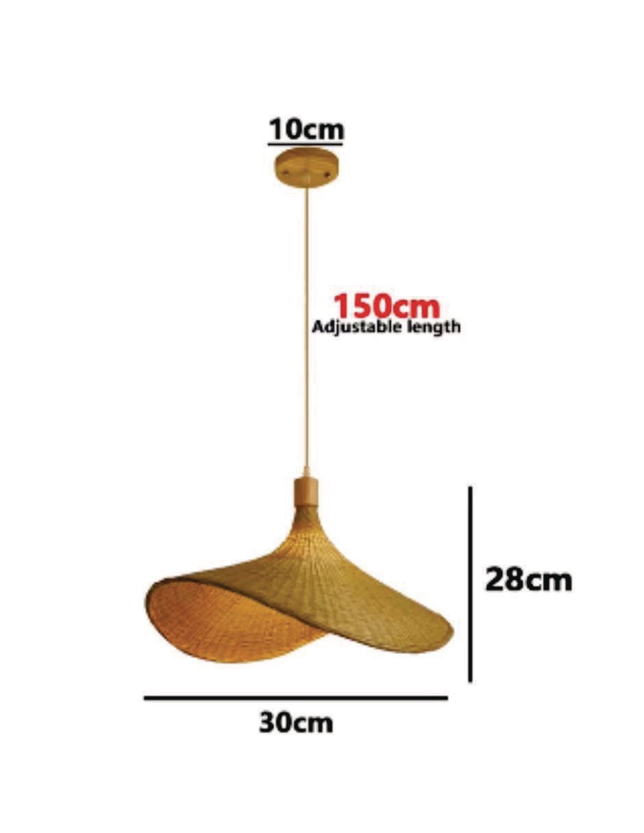 Lámpara colgante incandescente y led 8