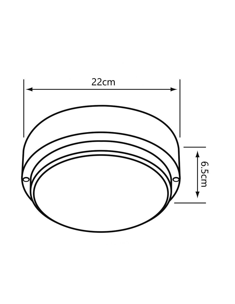 Lámpara de techo LED Lacerta 4