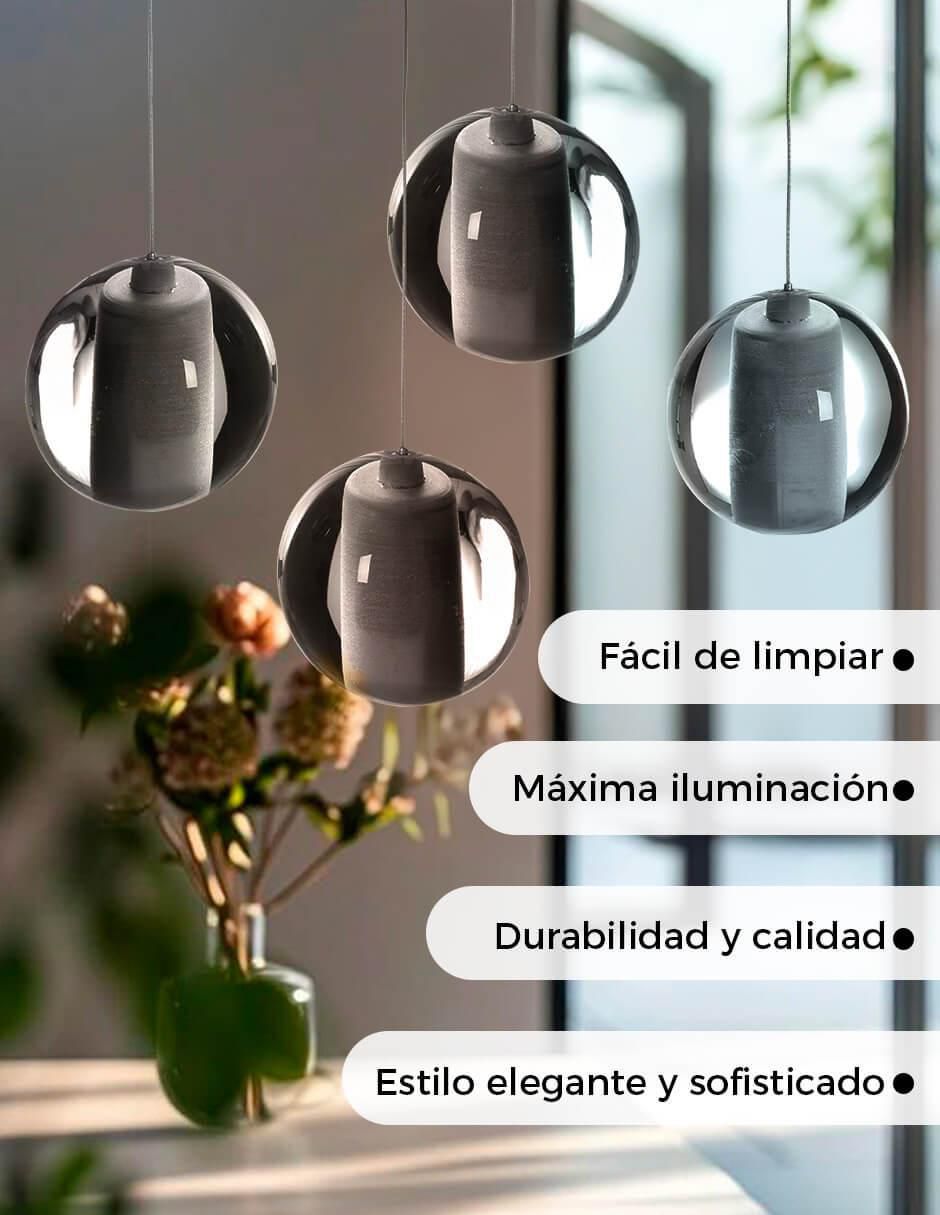 Lámpara colgante LED Gamalux Premier 4
