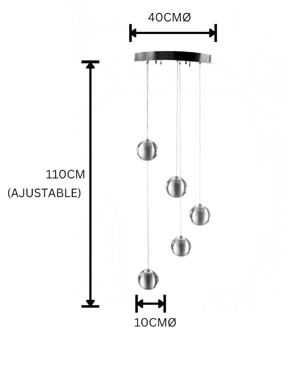 Lampara colgante LED Premier 9