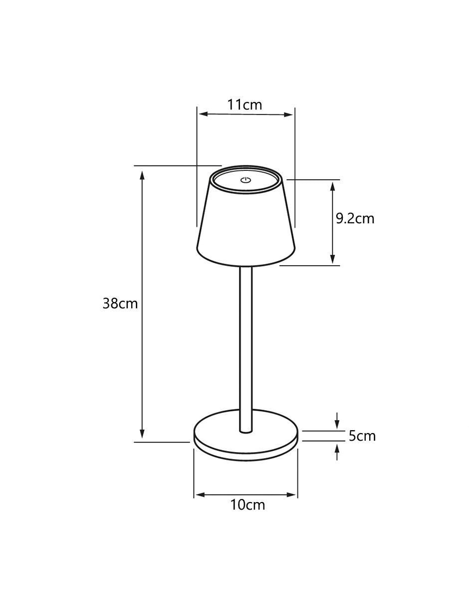 Lámpara de mesa led tecnolite imai ii 1 pieza "piezas"