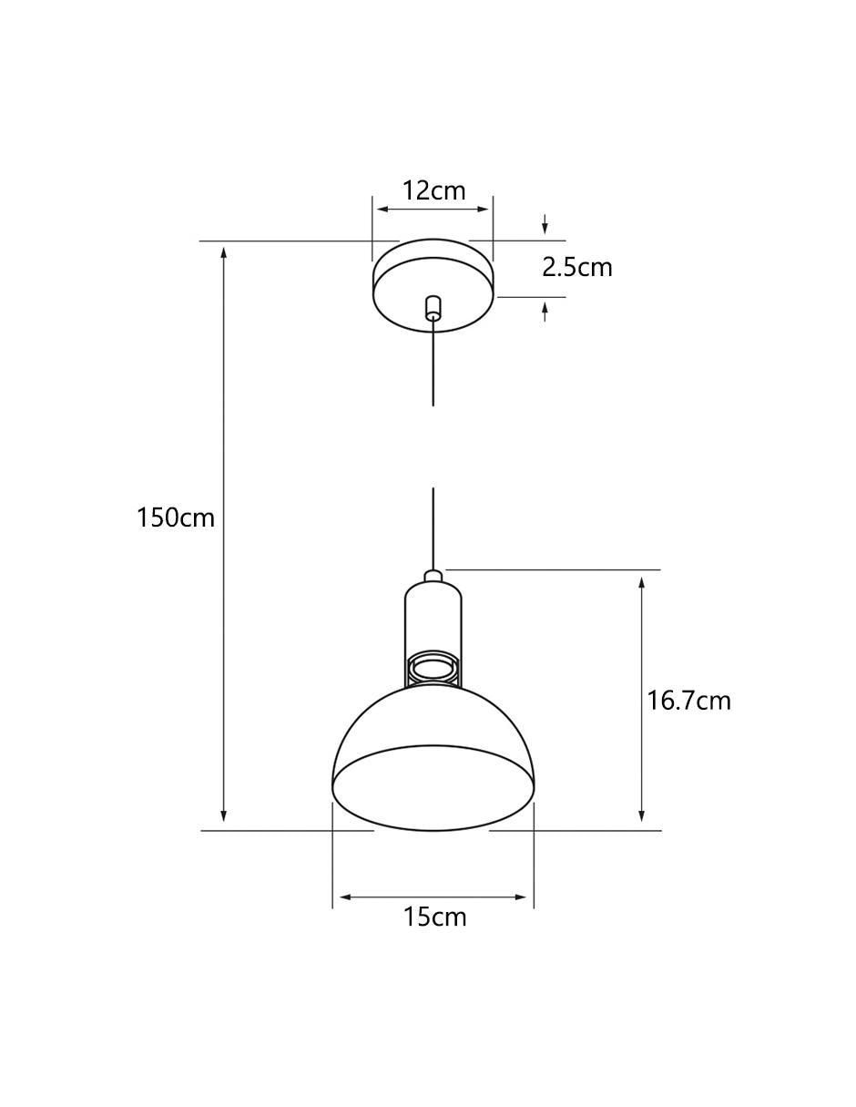 Lámpara colgante LED Arneb I 6