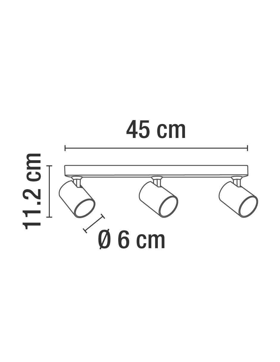 Árbotante incandescente y led 7