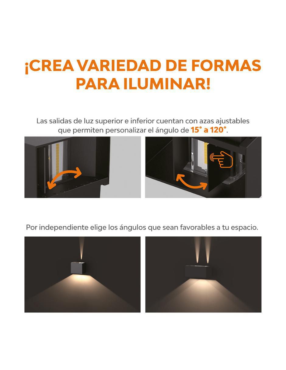 Arbotante LED 4