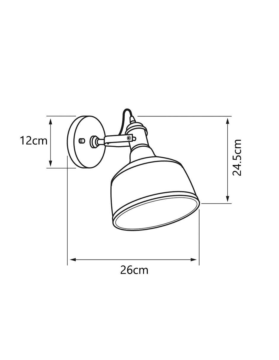 Arbotante Incandescente y LED Columba III 4