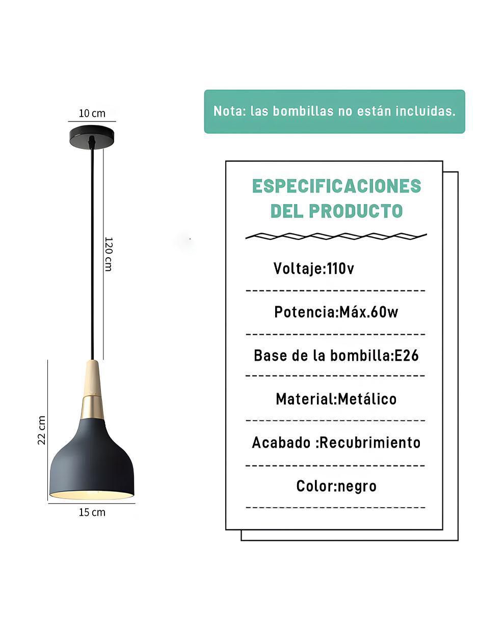 Lámpara colgante incandescente 5