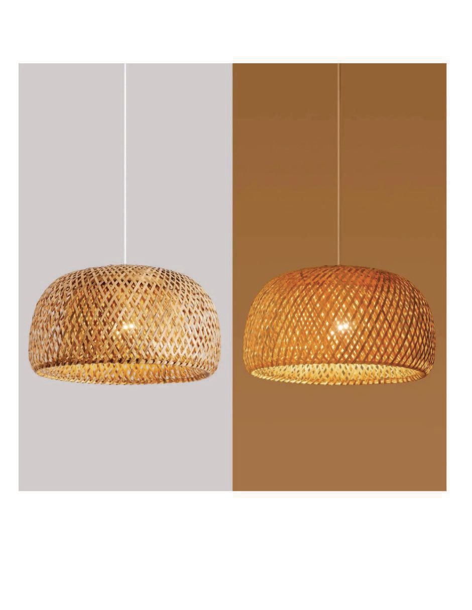 Lámpara colgante Incandescente y LED 2