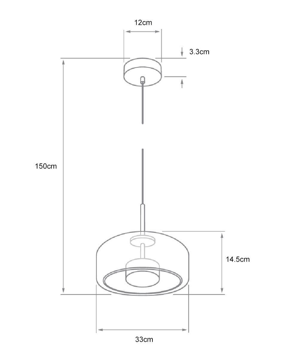 Lámpara colgante led 9