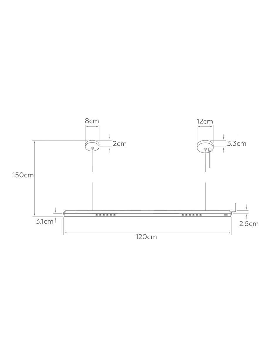 Lámpara colgante led 2