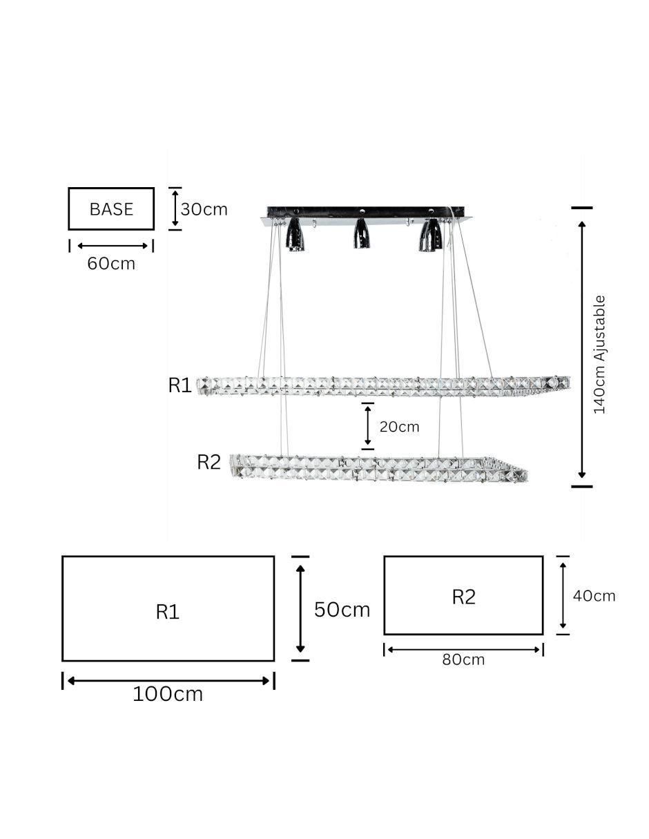 Lámpara colgante LED Gamalux Universe: Venus 5