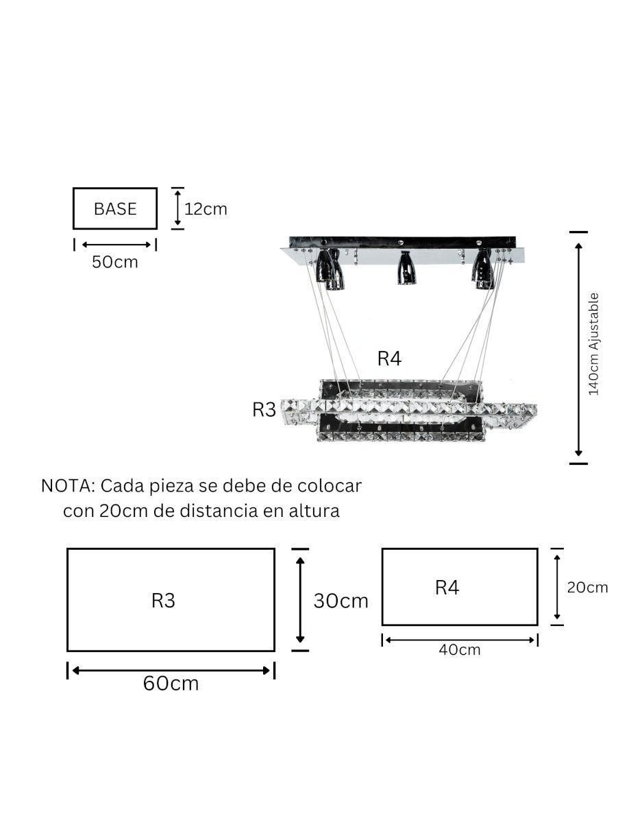 Lámpara colgante LED Gamalux Universe: Venus 5