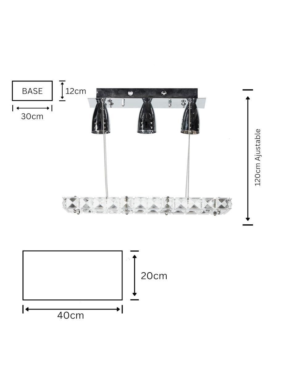 Lámpara colgante LED Gamalux Universe: Venus 5