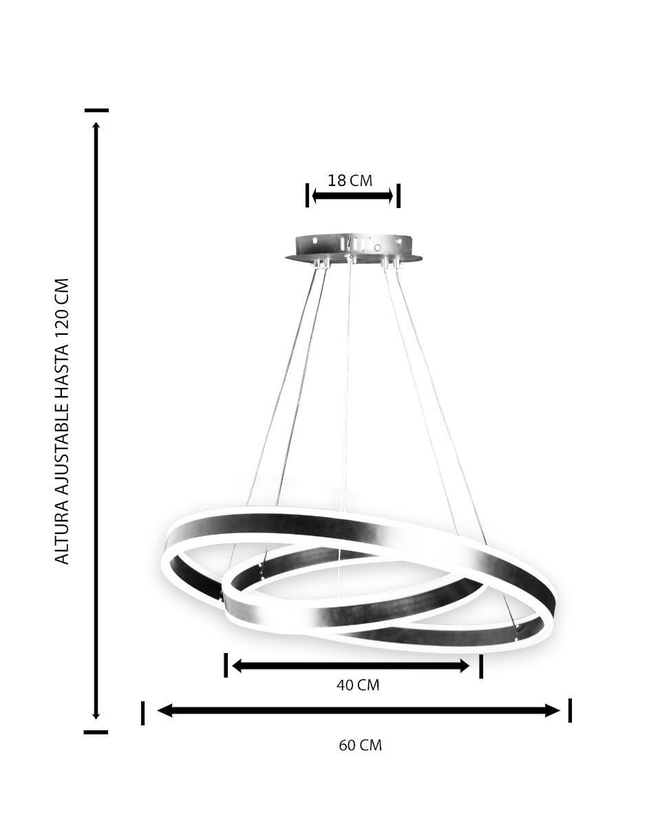 Lámpara colgante led Cosmos 7
