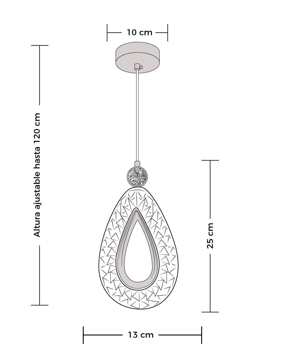 Lámpara colgante led Cosmos 2
