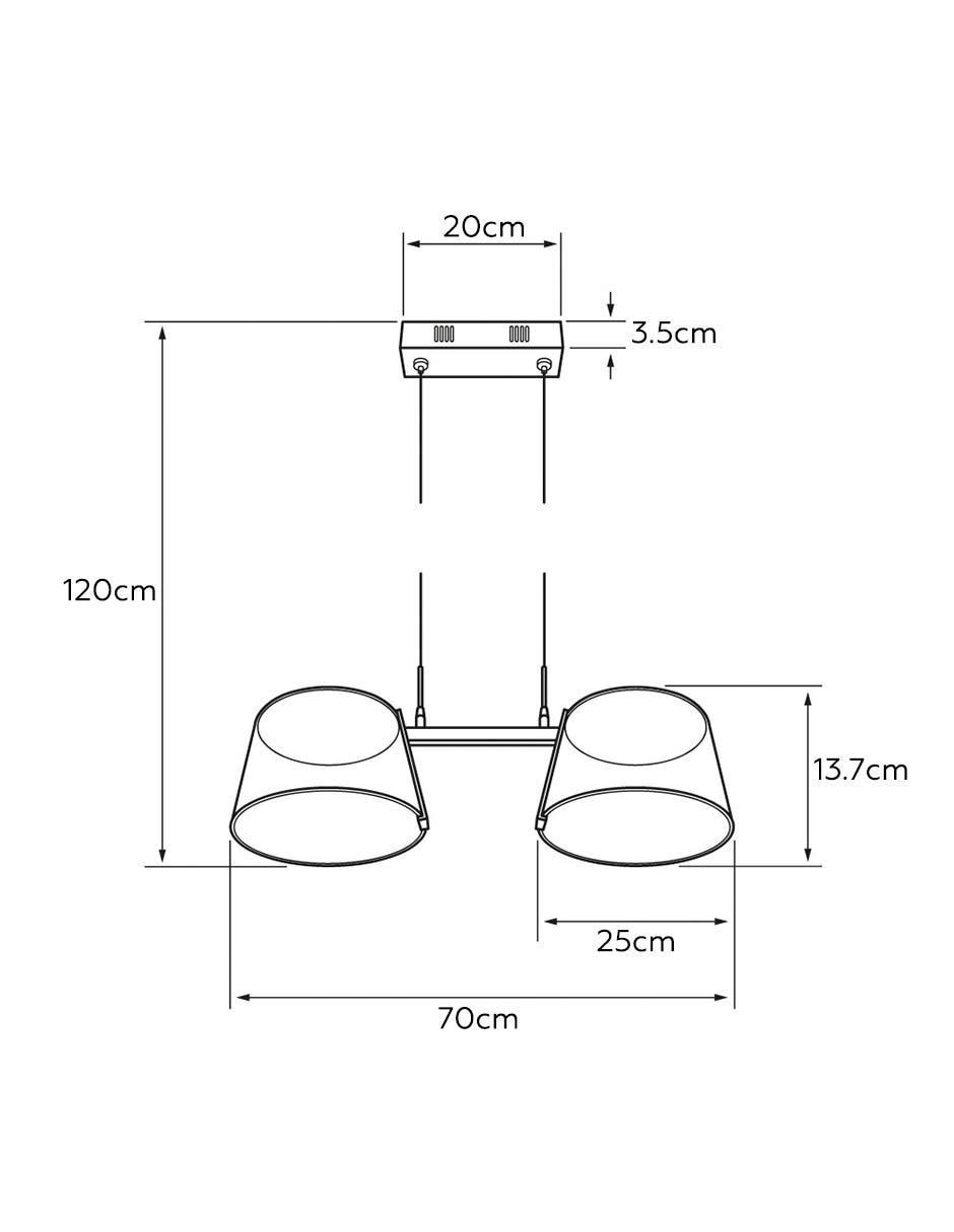 Lámpara colgante LED 6