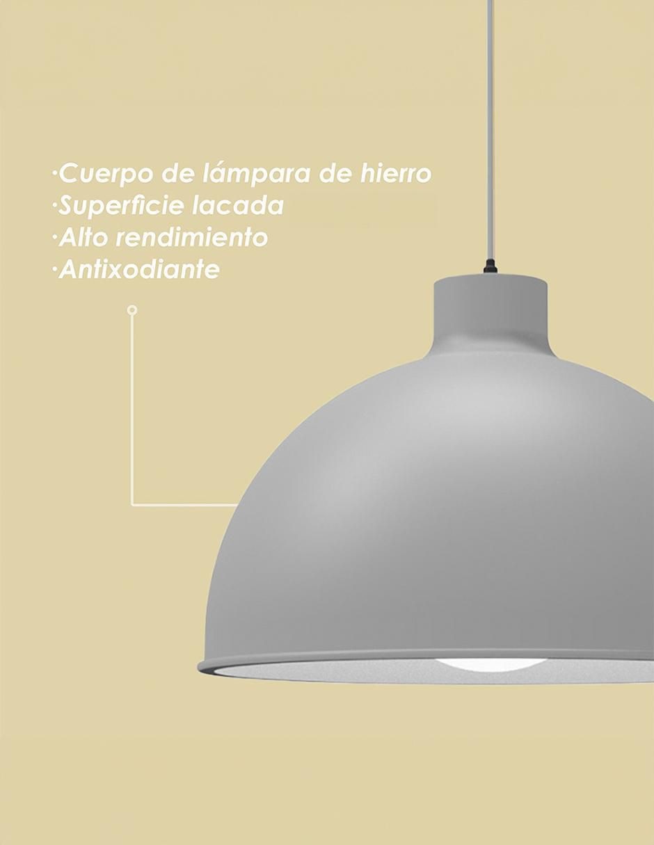 Lámpara colgante Blanca 3 piezas 6