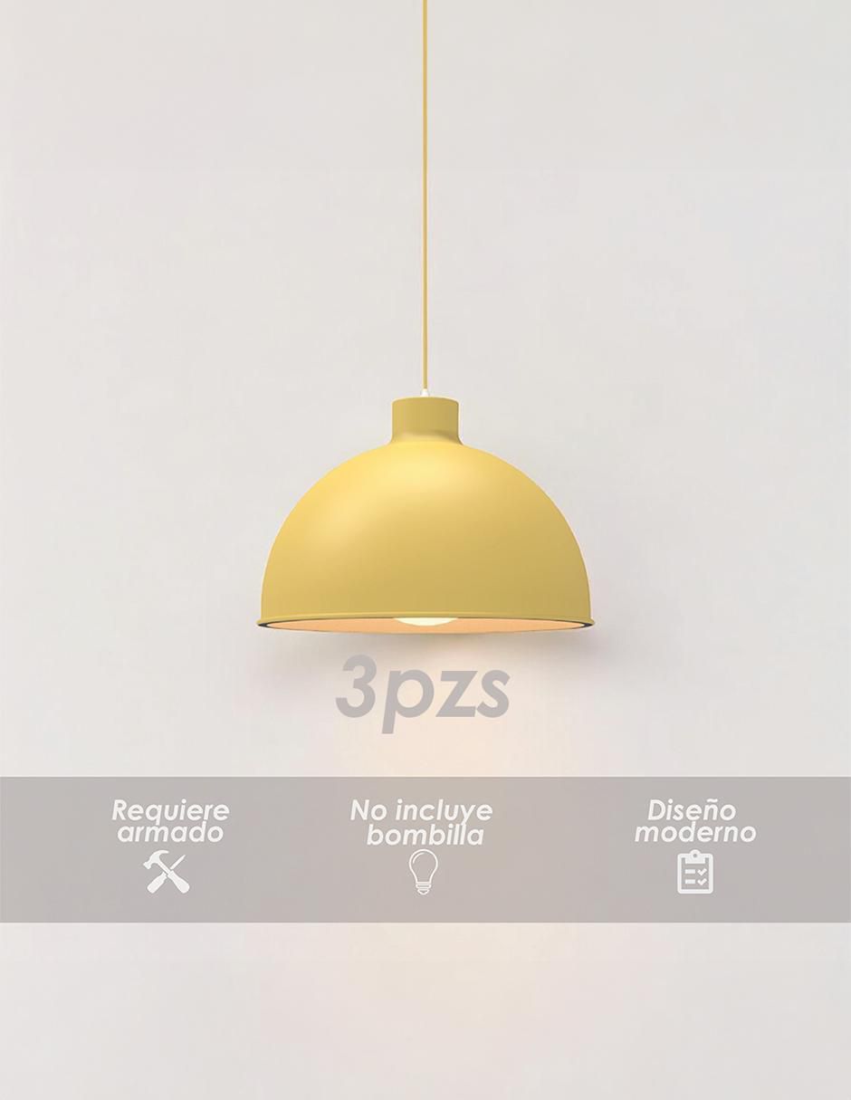Lámpara colgante blanca ilios innova lámparas de techo colgantes decorativas estilo nórdico retro 3 piezas "piezas"