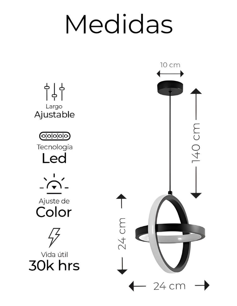 Lámpara colgante led 5