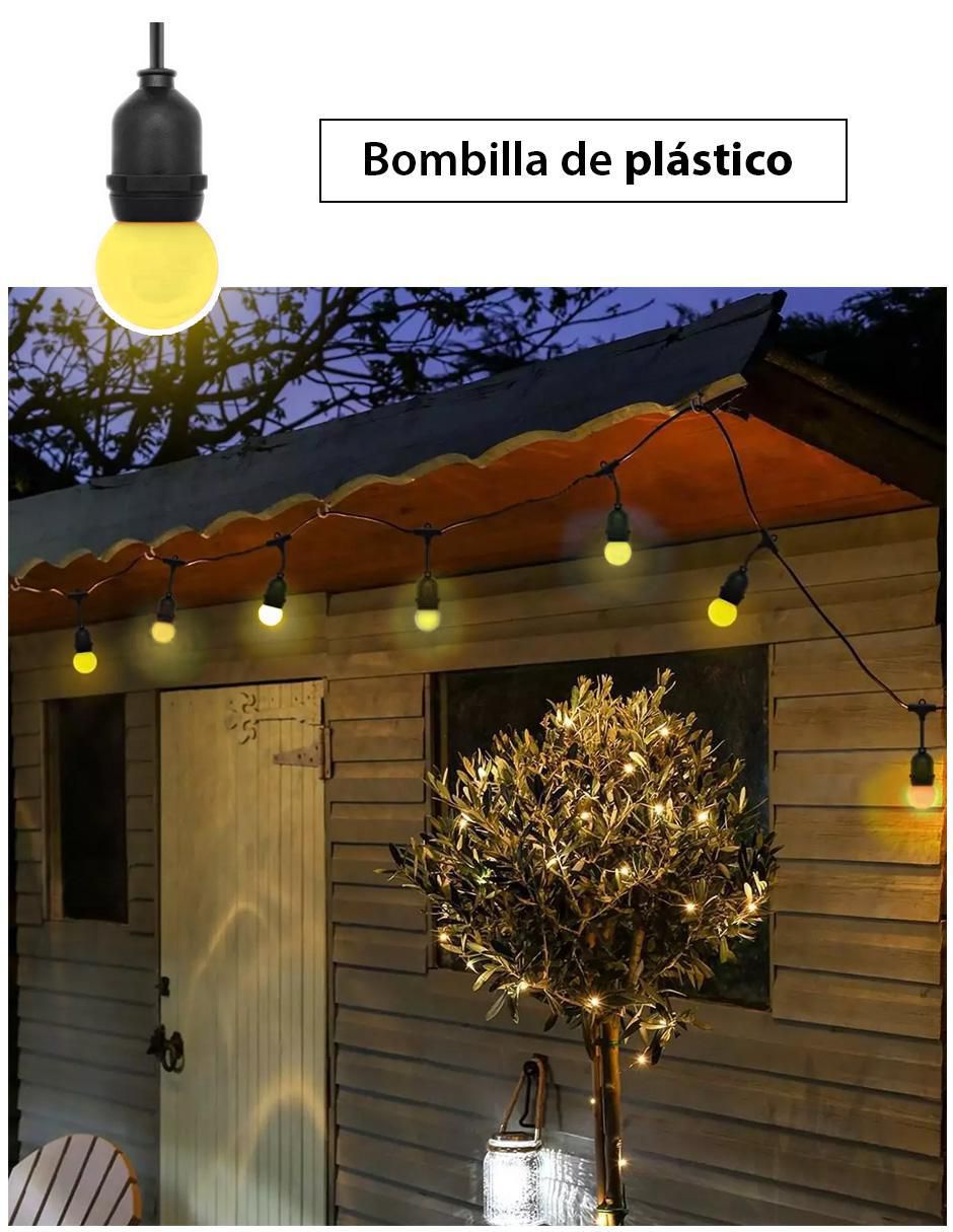 Serie LED con 25 focos 2