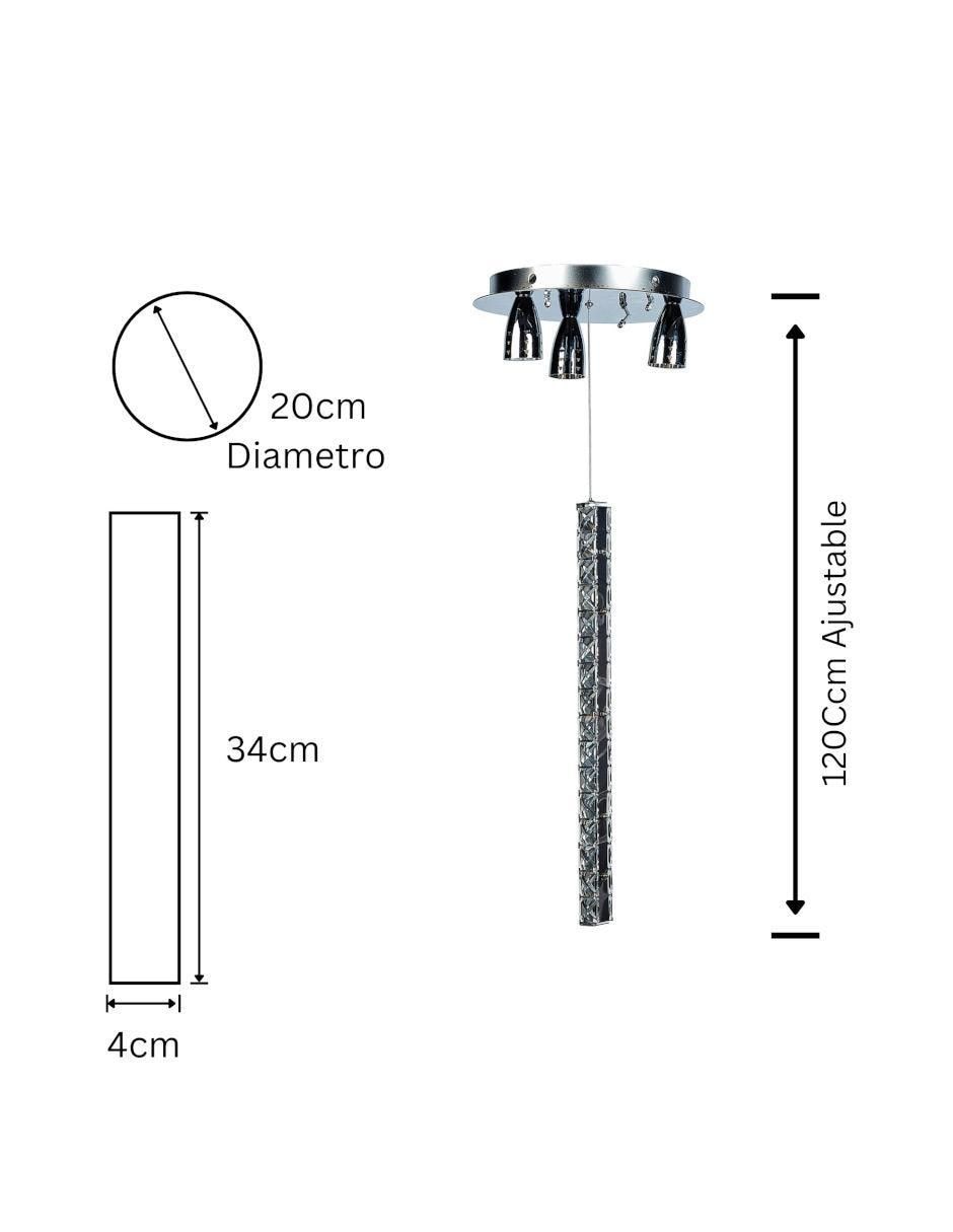 Lámpara colgante LED Gamalux 5
