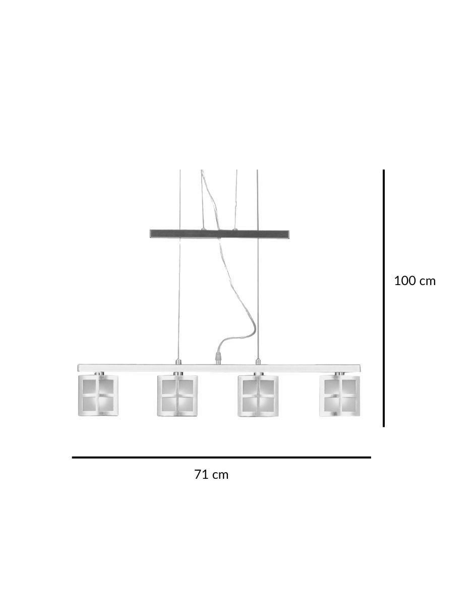 Lámpara colgante LED 4