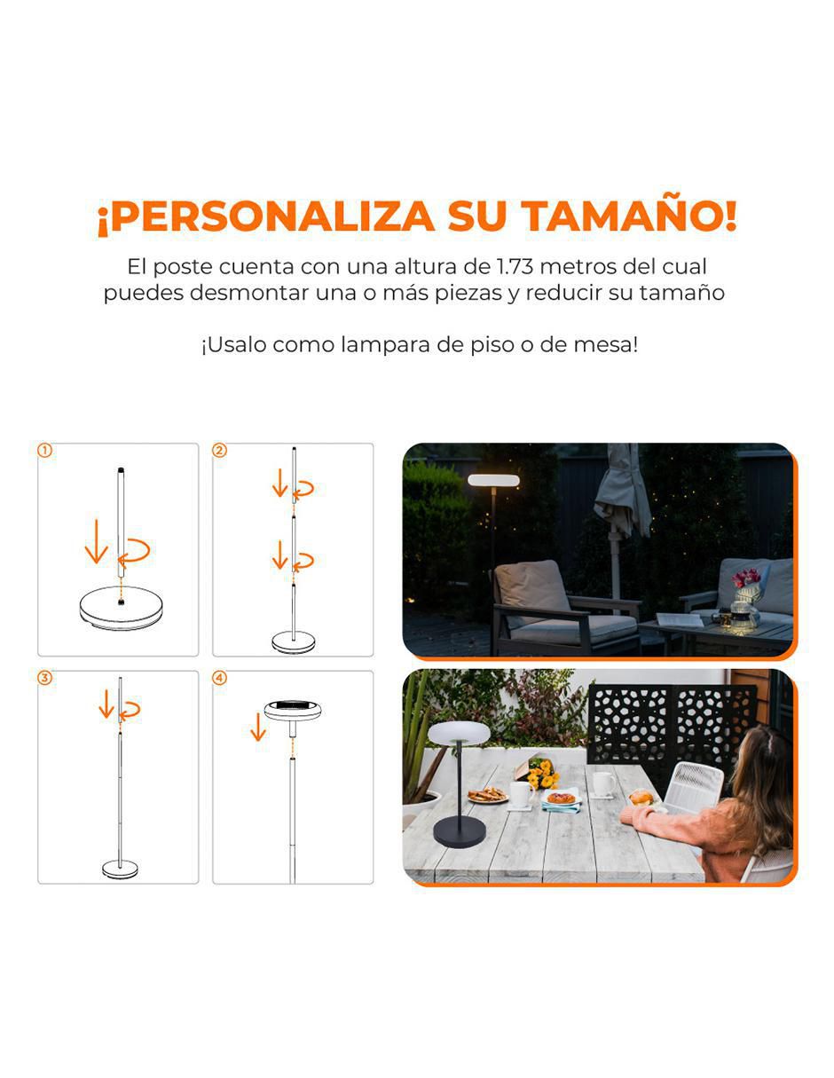 Lámpara de pie y lámpara de mesa LED PRIOR 2