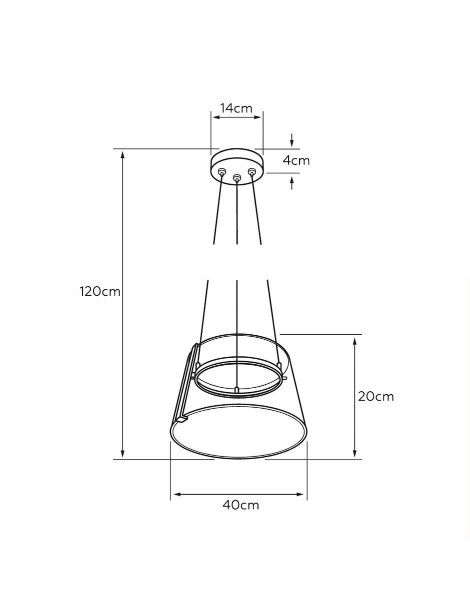 Lámpara colgante LED 6
