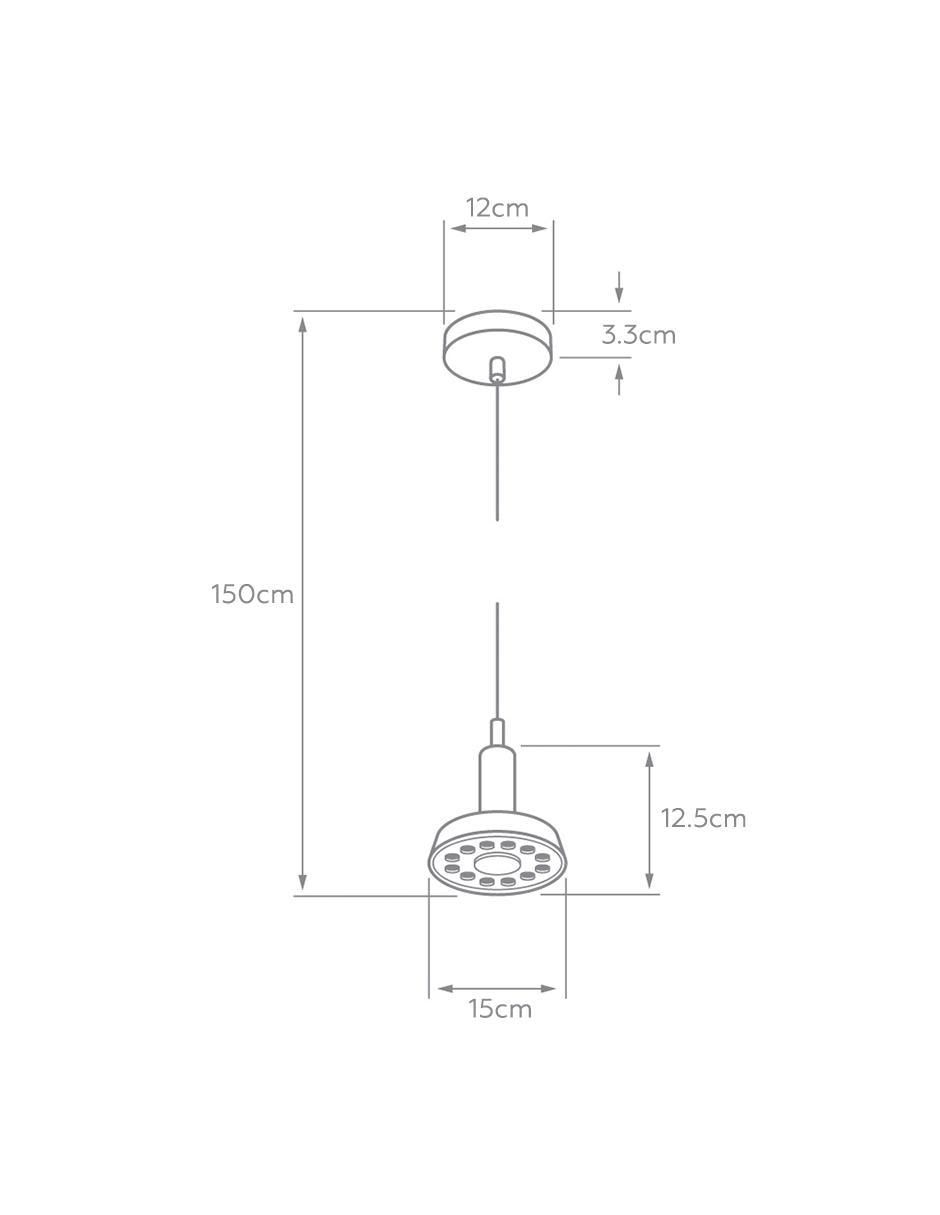 Lámpara colgante led 6
