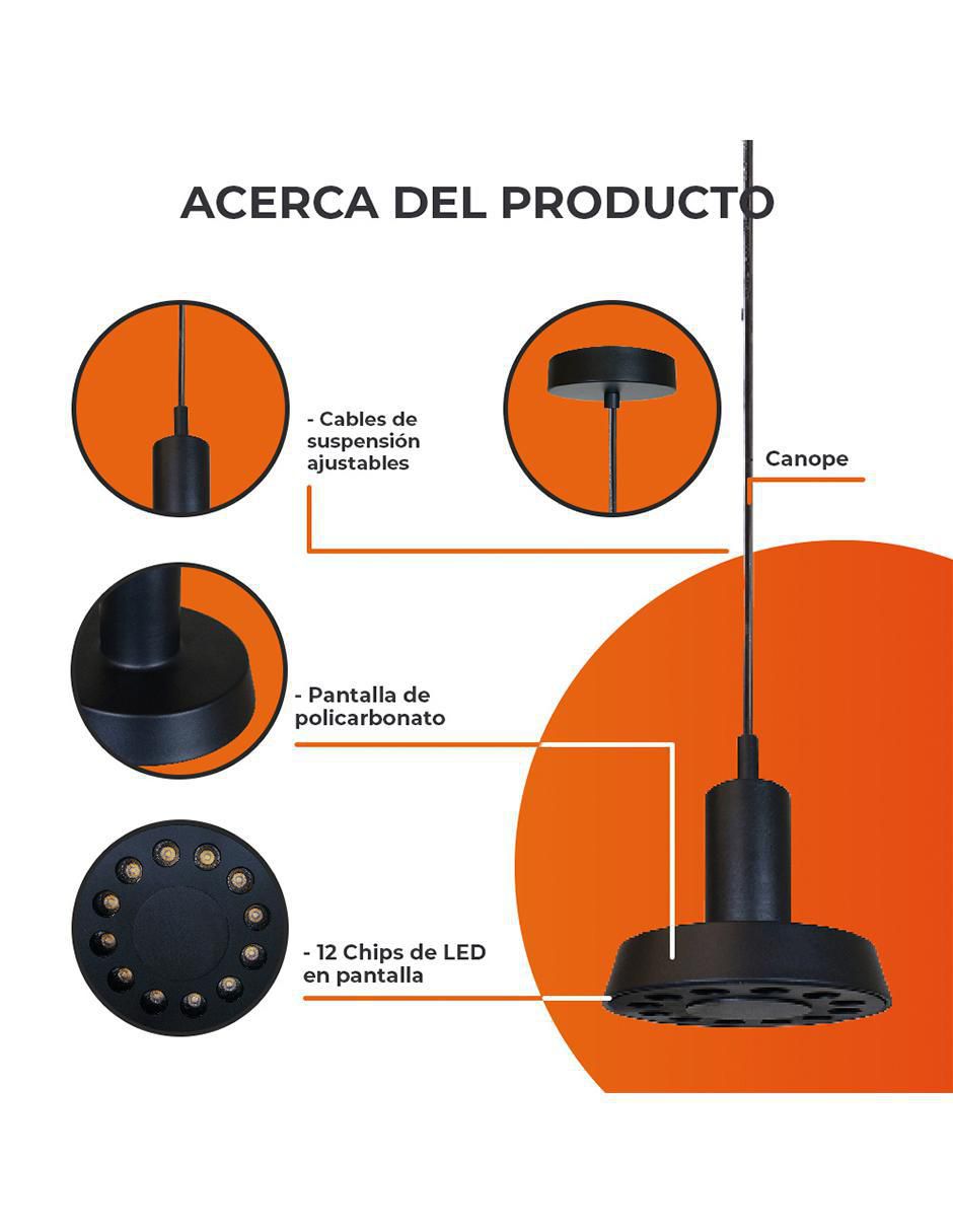 Lámpara colgante led 5