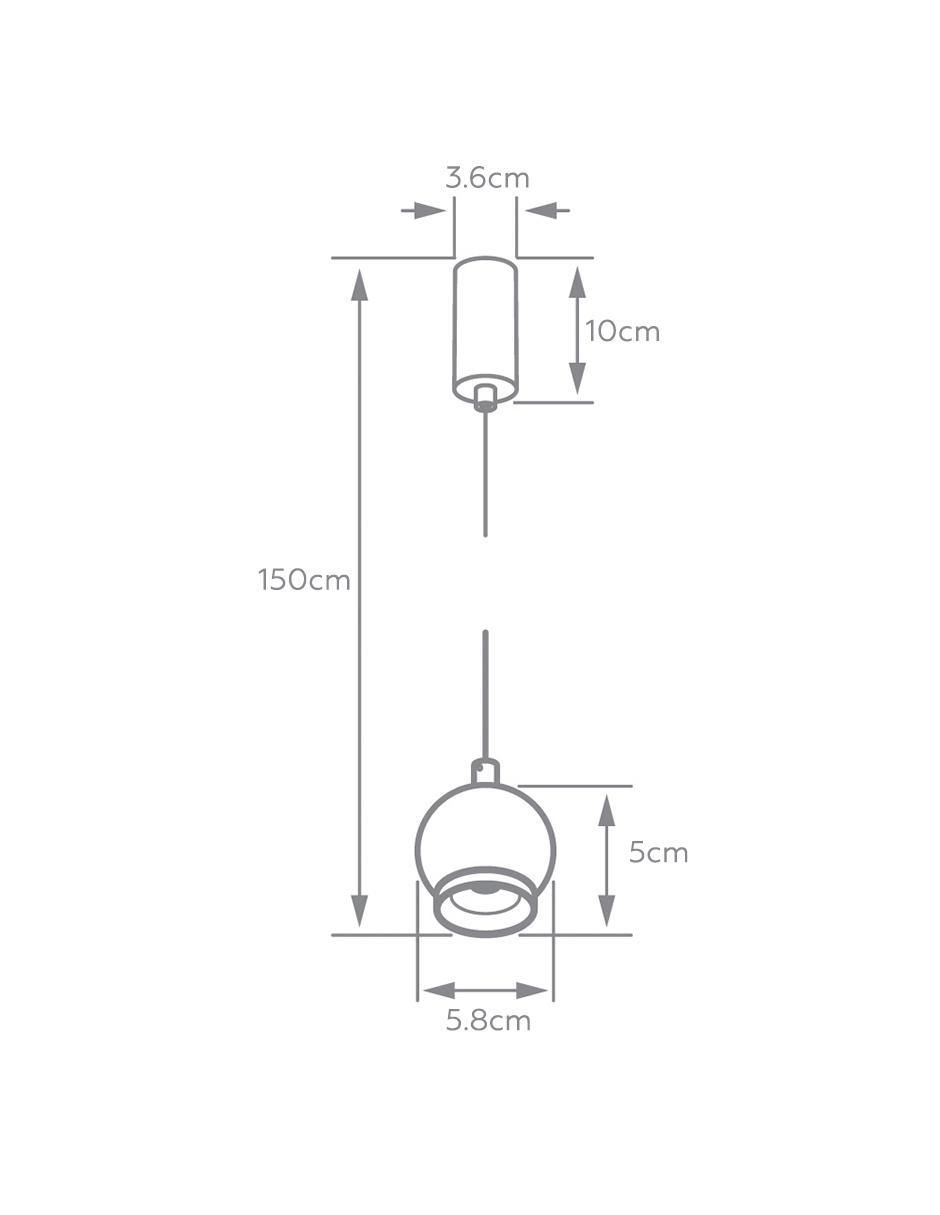 Lámpara colgante LED 5