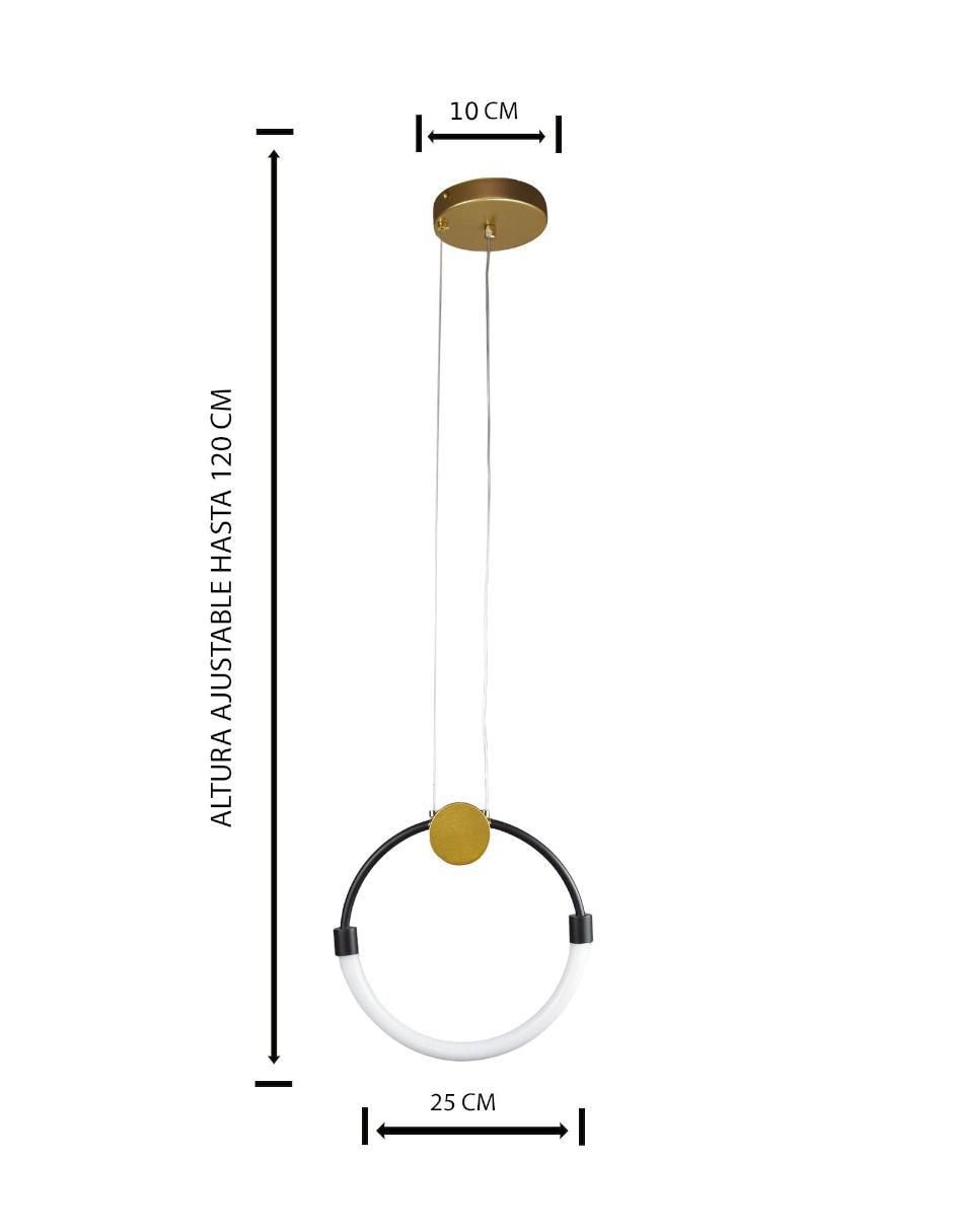 Lámpara colgante LED Gamalux 7