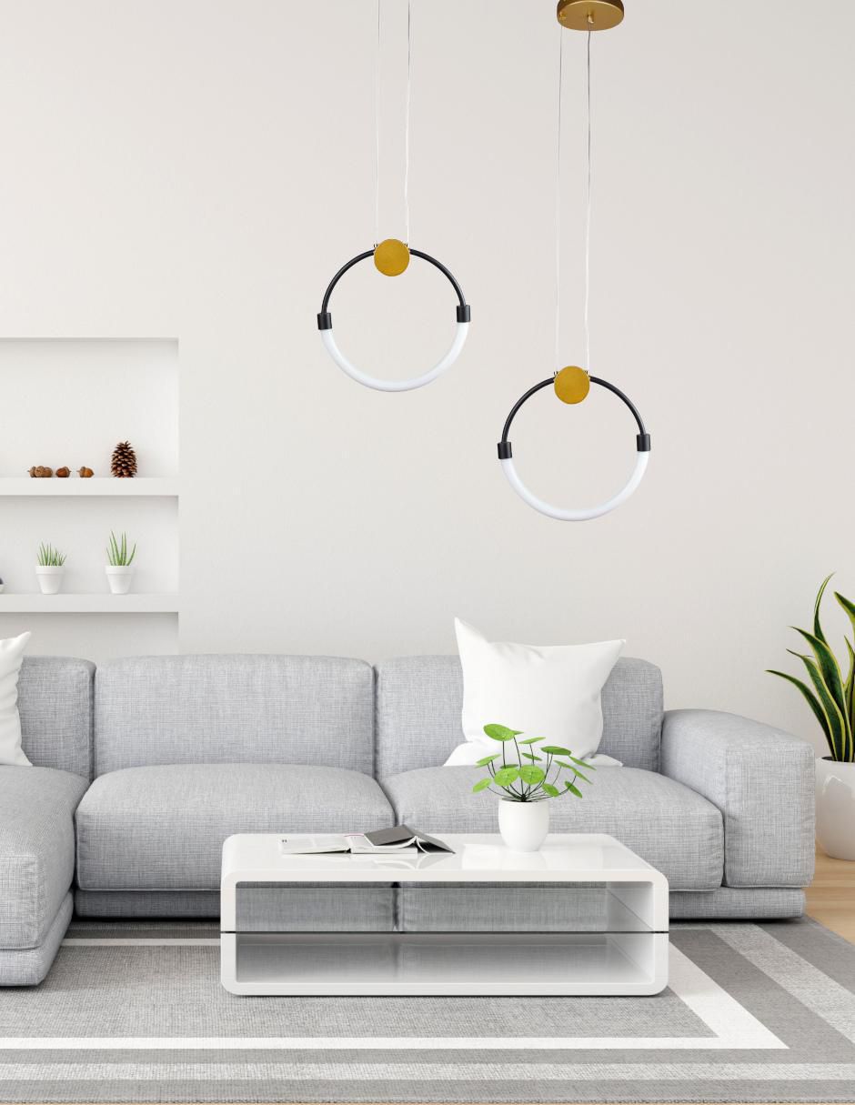 Lámpara colgante LED Gamalux 5