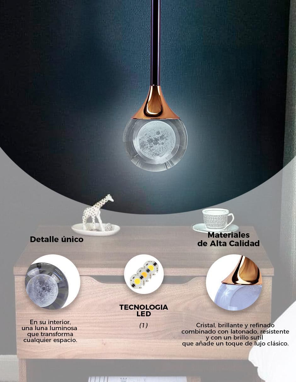 Lámpara colgante LED Gamalux 4