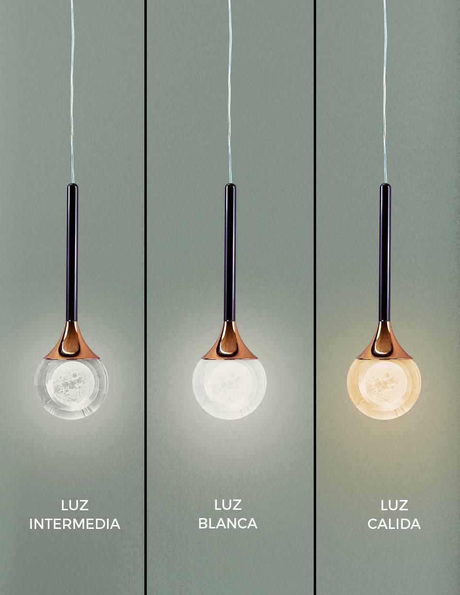 Lámpara colgante LED Gamalux 5