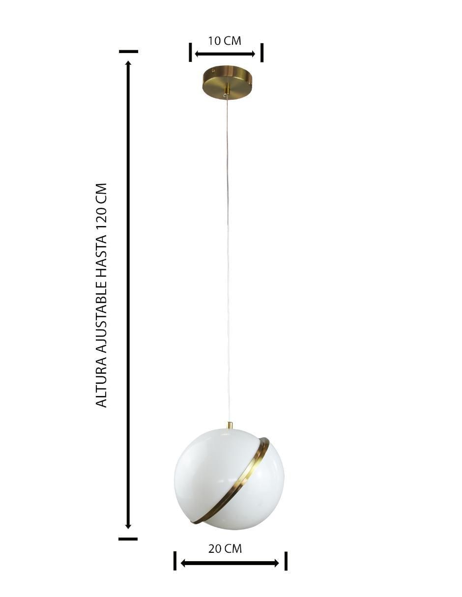 Lámpara colgante LED Gamalux 8