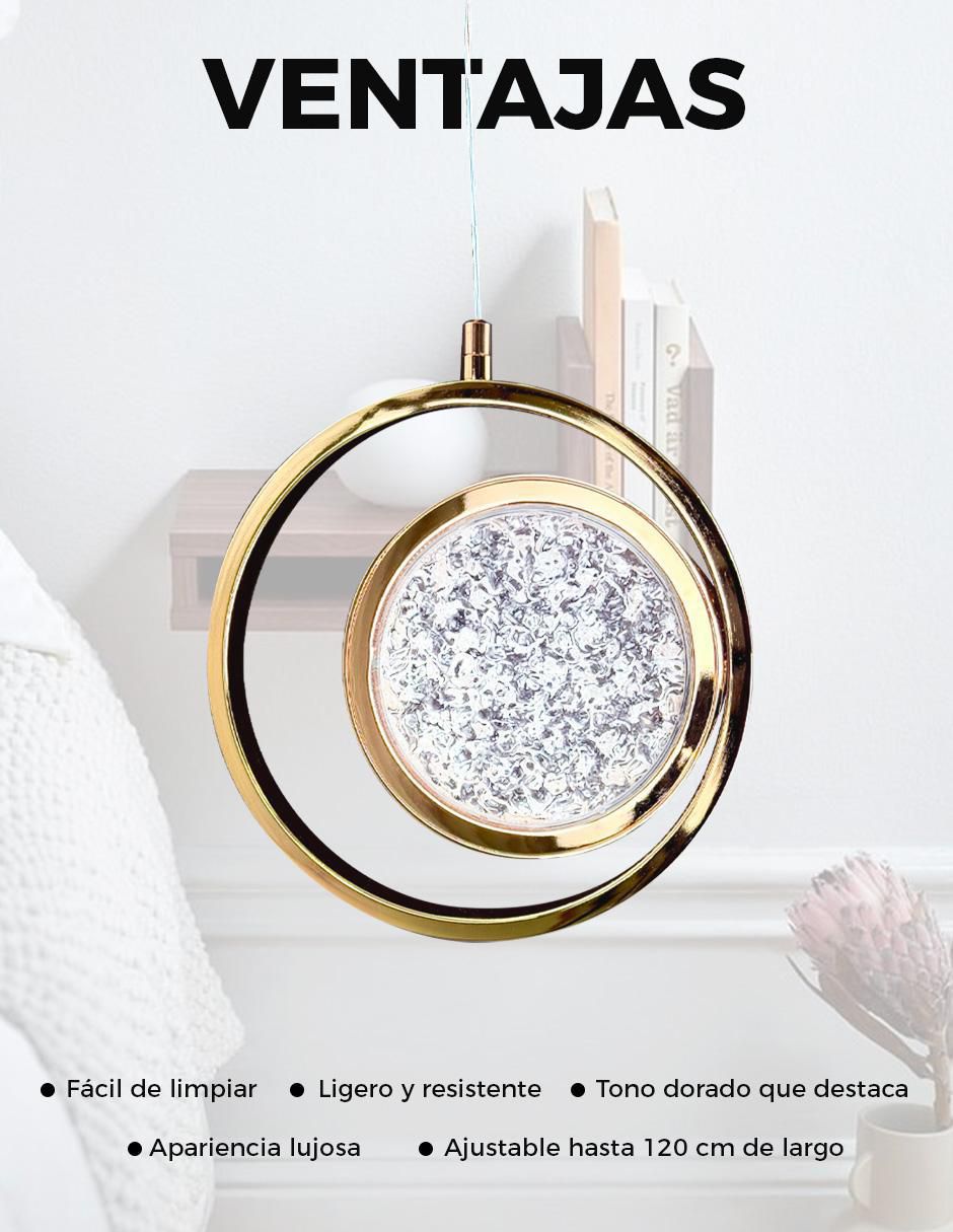 Lámpara colgante LED Gamalux 8