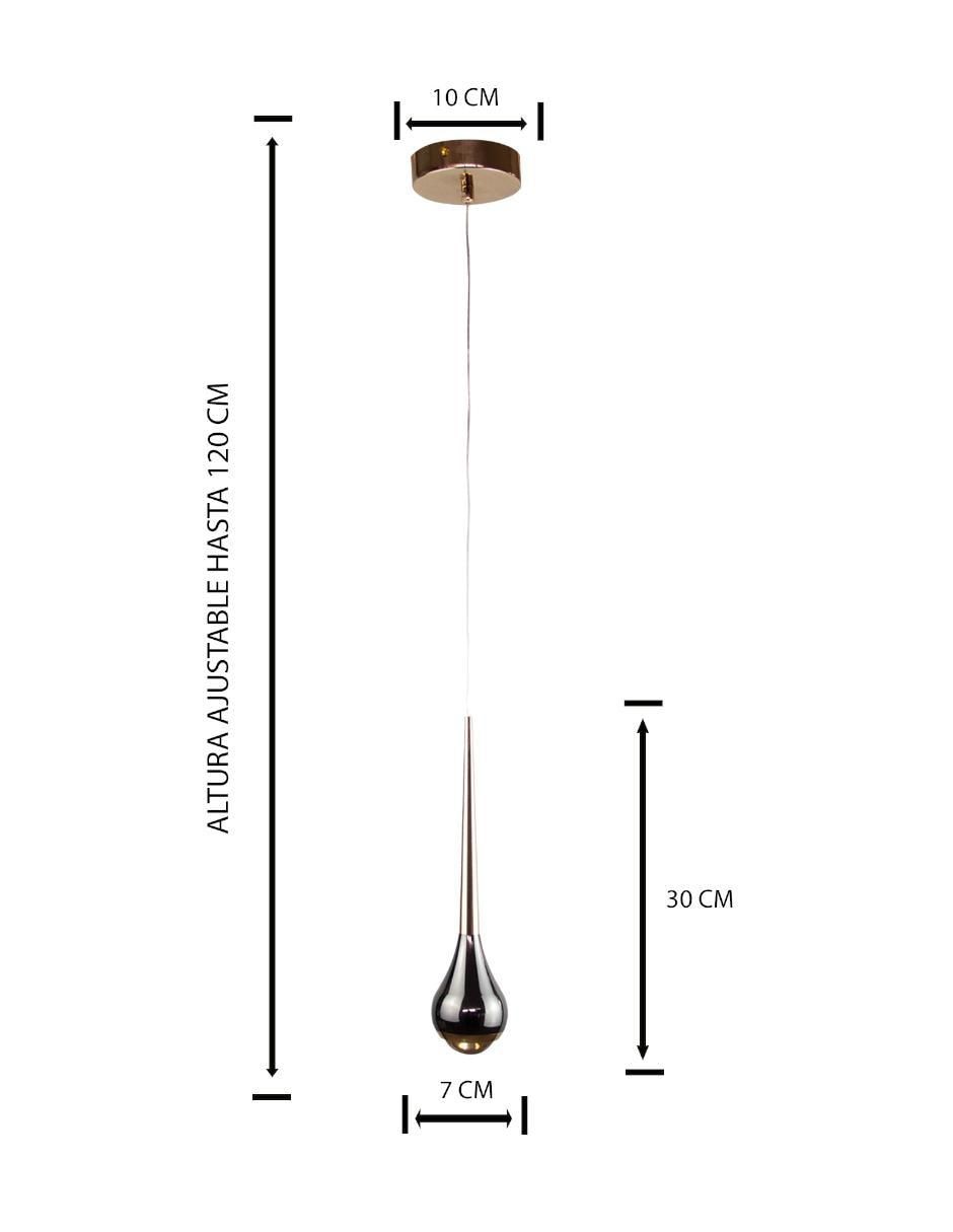 Lámpara colgante LED Gamalux 9