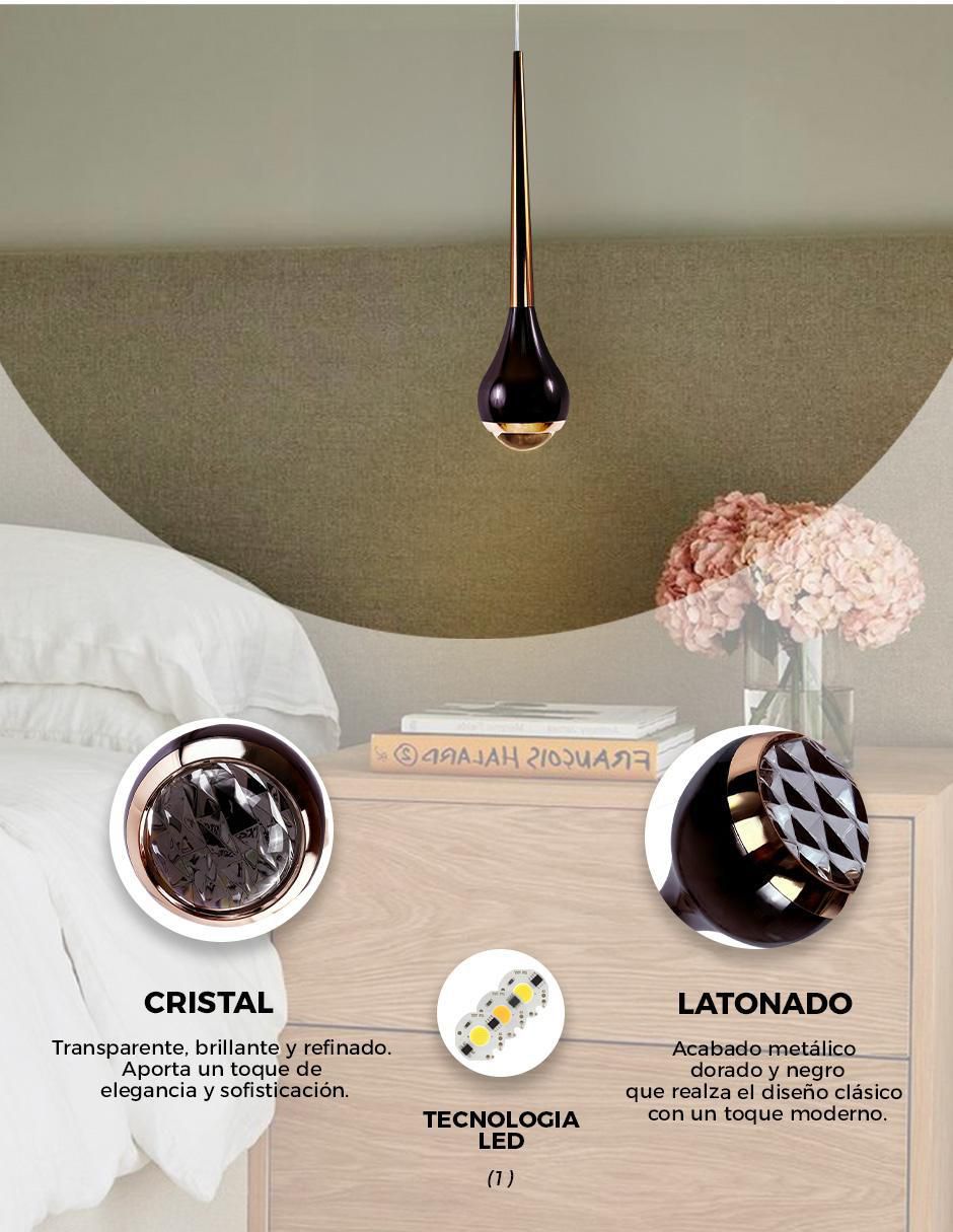 Lámpara colgante LED Gamalux 4