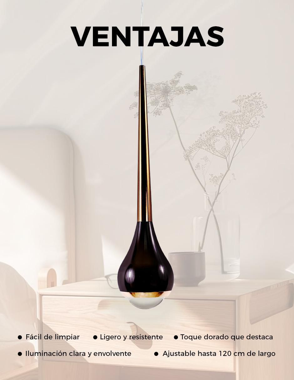 Lámpara colgante LED Gamalux 6