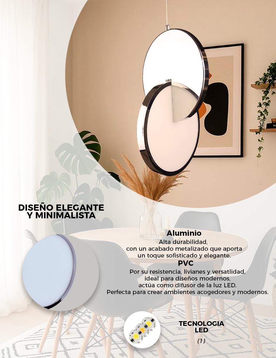Lámpara colgante LED Gamalux 4