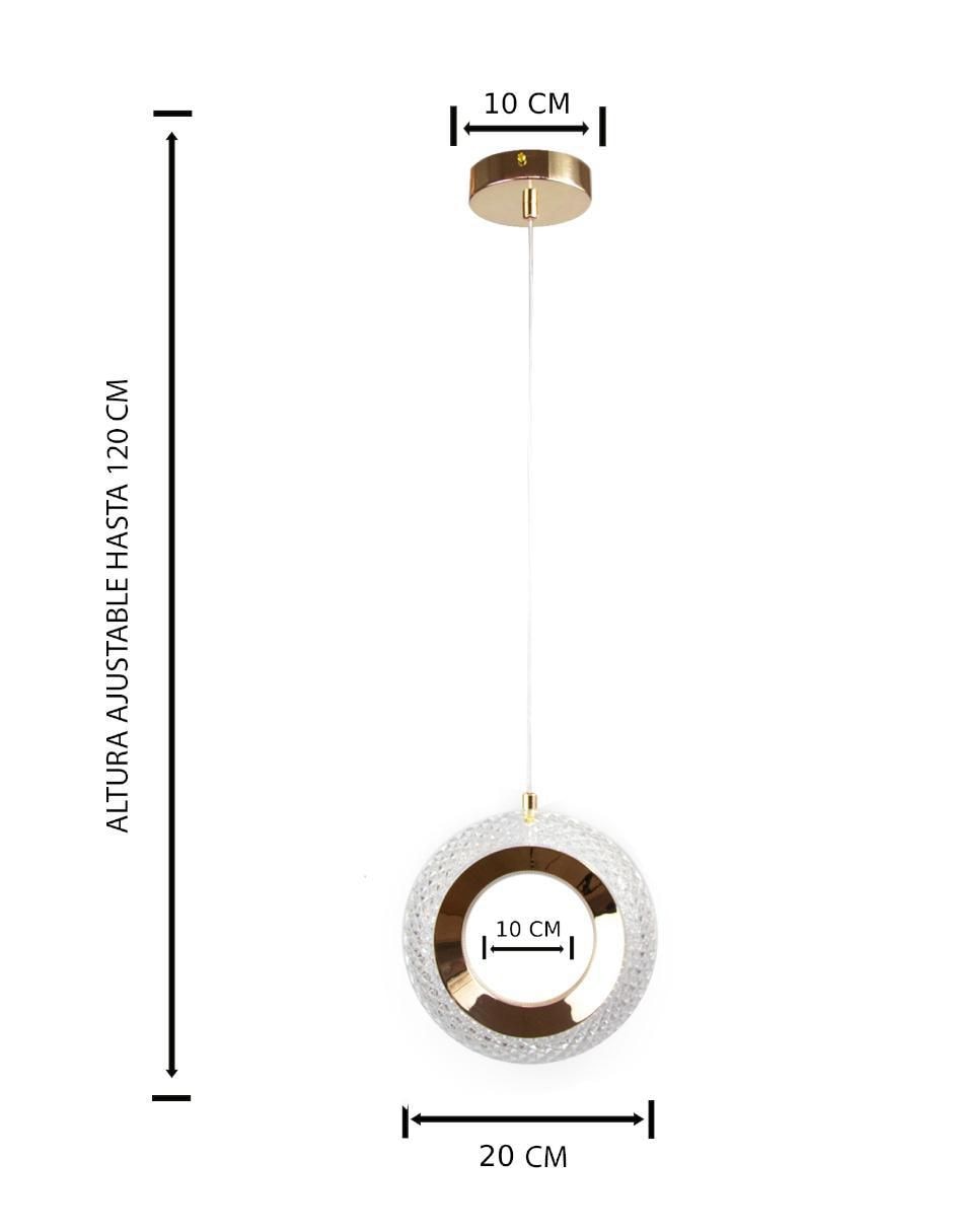 Lámpara colgante LED Gamalux 7