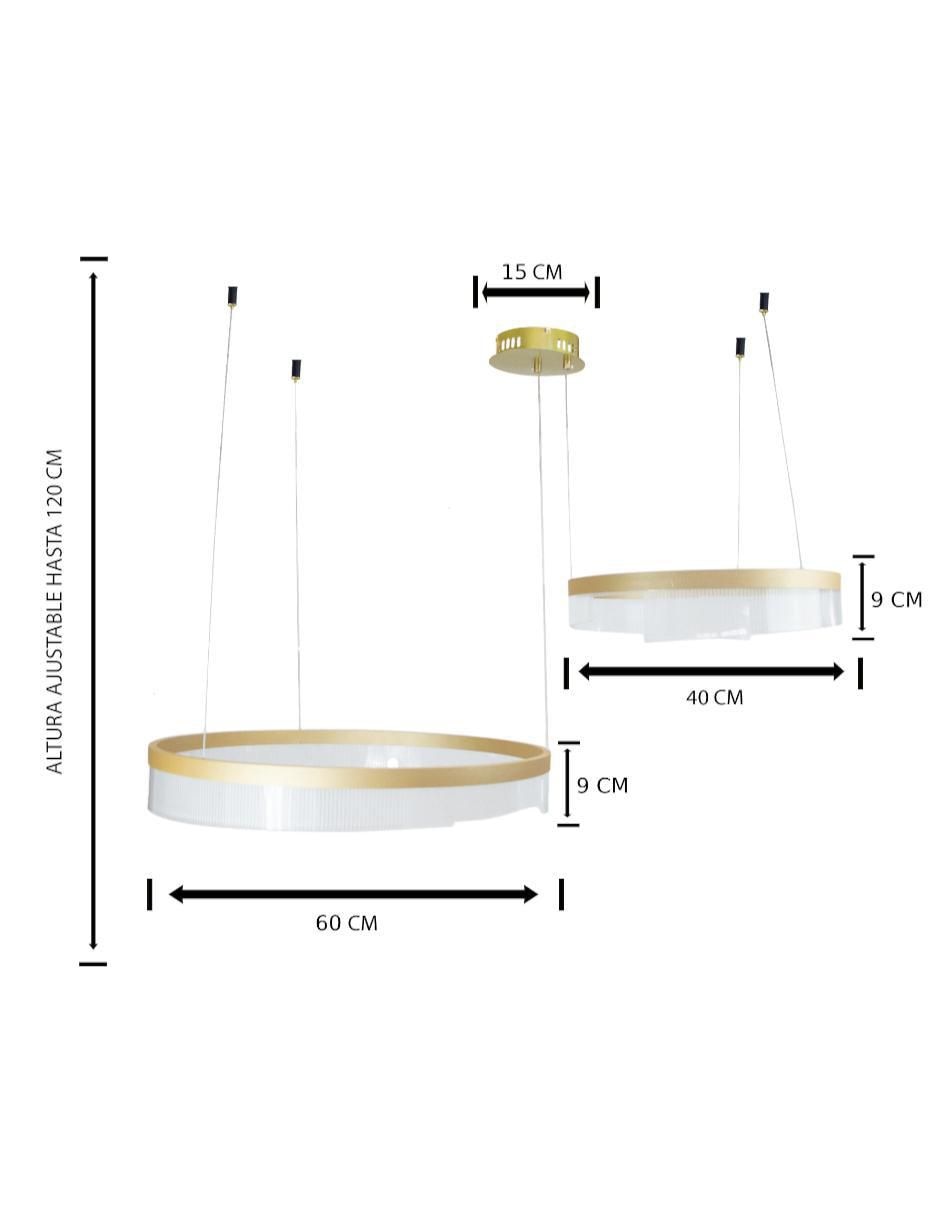 Lámpara colgante LED Gamalux 7